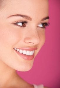beautiful smile by cosmetic dentist