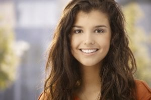image of young woman smiling
